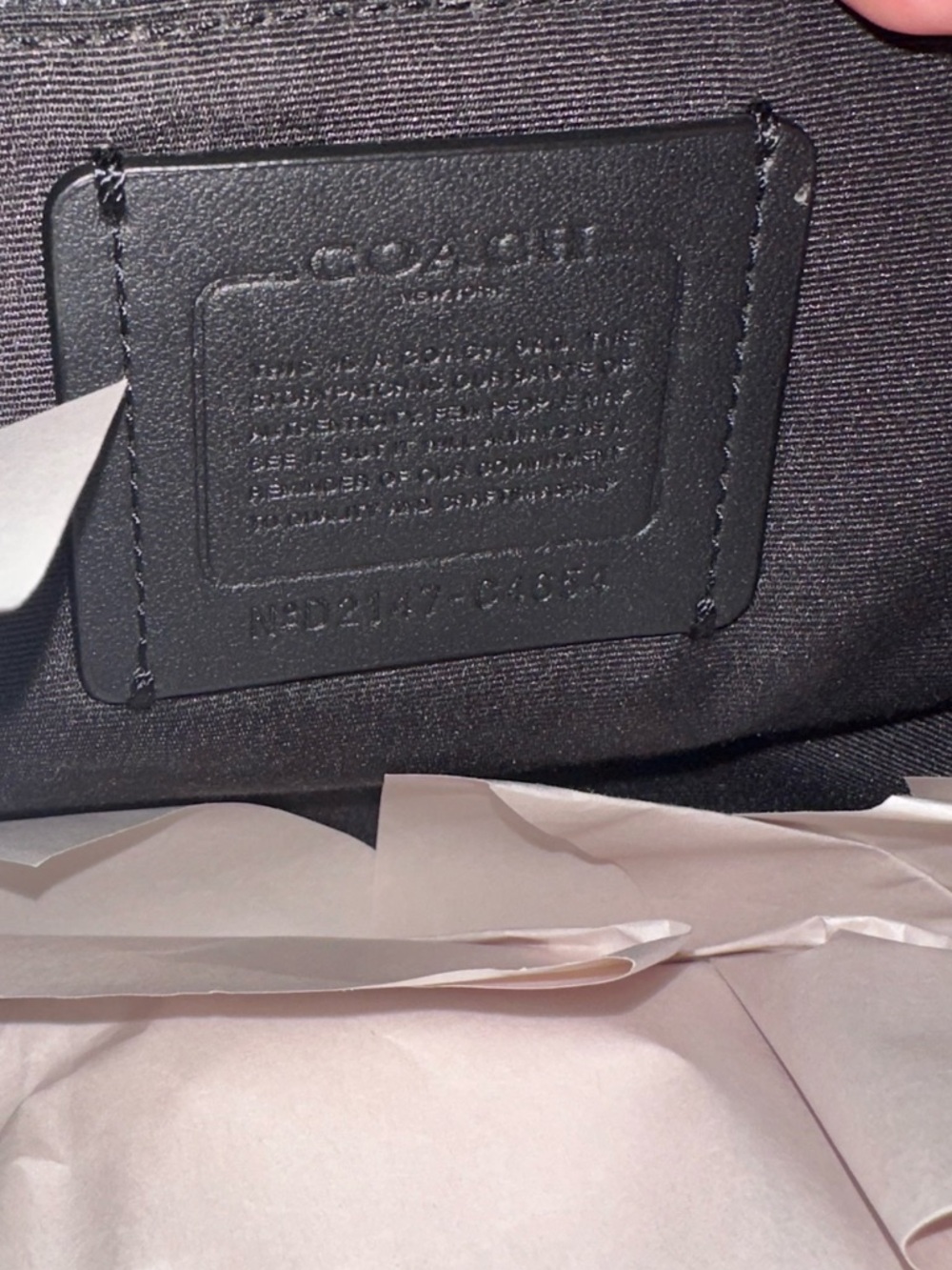 Coach Black Nylon & Leather Backpack - Picture 3 of 13